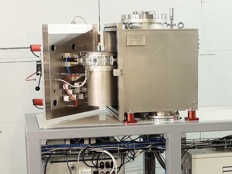 24-sources based ion beam sputter deposition system Photo of 24-sources based ion beam sputter deposition system